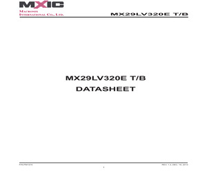 MX29LV320EBTI-70G/TRAY.pdf