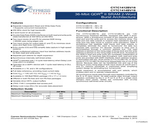 CY7C1414BV18-200BZC.pdf