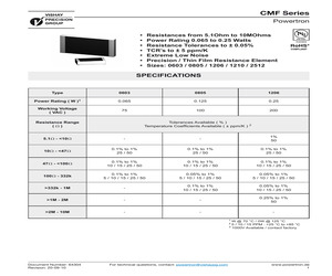 CMF120672.3OHMS0.1%50PPMTAPE&REEL180MM.pdf