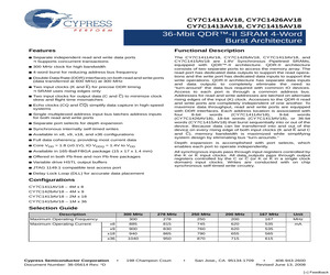 CY7C1415AV18-250BZCT.pdf