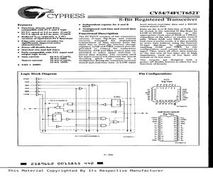 CY74FCT652CTSOC.pdf